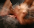 Scatto fatto in studio. Colpo di Zoom per avere l'effetto iperspazio :-D