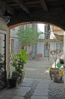biciclette in cortile