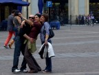 girovagando per piazza san carlo a torino