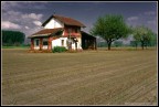 La casa di campagna della famiglia Adams.