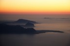Fotografia eseguita dall'aereo subito dopo la partenza dall'aereoporto di Palermo
