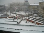 basta la neve e qualche tram per immaginare com'era una volta unmondo oggi frenetico. Era BELLO!