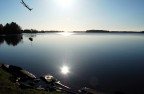 Uno dei migliaia di laghi presenti in Finlandia.