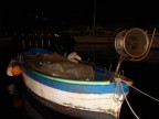 Barca attraccata sul porto di Porto Azzurro,Elba