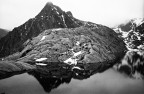 Nonostante la pioggia, domenica scorsa ho deciso di salire al Lago Superiore della Sella.

Eccolo in FP4+ sviluppata in T-MAX