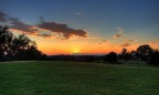 Painted sunset