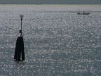 Laguna di Venezia (Chioggia) in controluce