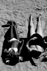 black and white