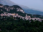 bel panorama semi notturno..erano circa le 20:00 di una mite estate montana