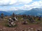 Particolari pile di sassi che si trovano sopra Sarentino (BZ).