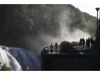 Piccolo dettaglio delle cascate delle marmore