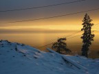 Alba in lapponia (Finlandia)