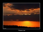 tramonto in citt