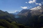 La Marmolada con la diga di Fedaia La Marmolada con la diga di Fedaia