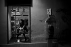 vetrina e cabina telefonica
