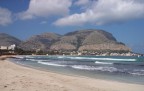 spiaggia di Mondello  a Marzo