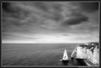 La Falaise d'Aval. Etretat, Normandia, Francia.