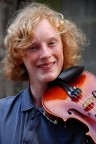 il sorriso del giovane violinista