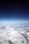 Il cielo visto dall'aereo mentre andavo in brasile
