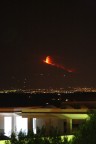 Mi trovo a 50 Km di distanza dall'Etna in linea d'aria, c' in corso un'eruzione spettacolare (ore 22,30 del 4 Settembre 2007).