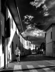 Pedalando verso sera