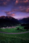 Vista sull'incrocio della valle San Silvestro con la Val Pusteria nei pressi di Dobbiaco