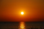 tramonto sul mare dal patio di casa mia