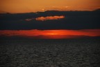tramonto sul mare dal patio di casa mia