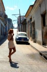 Il piacere gelato nelle strade di Santiago