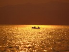 Tramonto in riva allo stretto