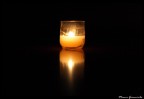 Candela sul tavolo