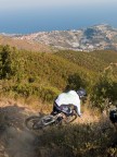 Remy Absalon e Sanremo sullo sfondo.