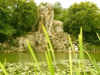 Statua del Gigante dell'Appennino nel parco di Villa Demidoff sulle colline intorno a Firenze