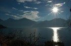 Lago di Como all'alba
