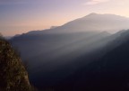 in montagna alla sera....