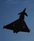 Eurofighter...atterraggio sul calar del sole...