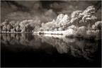 Night river mirrors