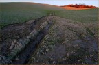 tramonto in collina