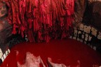 Dettaglio di una  delle famose vasche di Fes dove si tingono le pelli.