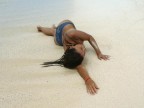 On the beach