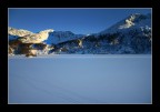 tramonto sul lago