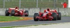 Esibizione Ferrari F1 2008 durante la Finale Mondiale del Ferrari Challenge 2007