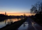 Tramonto sul bacchiglione