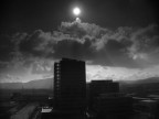 Foto scattata dalla finestra di casa mia. L'originale  a colori. Ho usato dei filtri della cokin per realizzarla. ^^