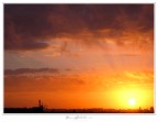 Tramonto in citt