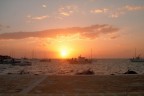 Tramonto sul mare di Porto Cesareo (Lecce). Nikon P3