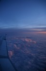 Foto scattata in volo al ritorno da Amsterdam al tramonto... (Prime foto scattate con la mia nuova pentax k100d - sono un principiante capitemi! :P)