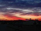Tramonto sui tetti