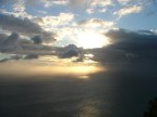 alba sul mare vista da montepellegrino