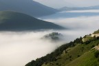 la nebbia che si dissolve